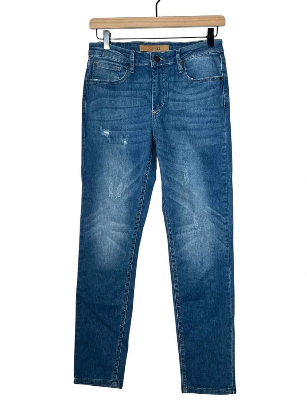 Joe's medium wash distressed skinny jeans size 14 youth B101